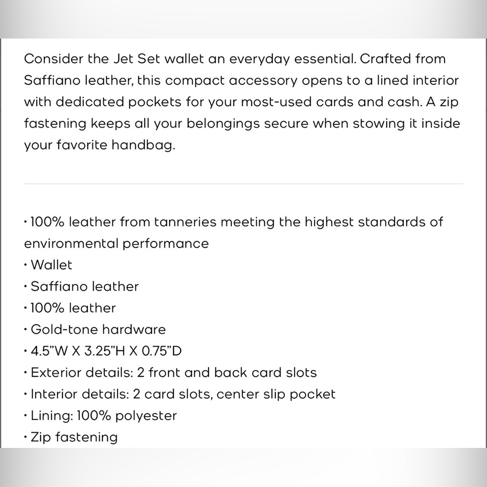 Michael Kors Jet Set Wallet in Lavender - Picture 7 of 7